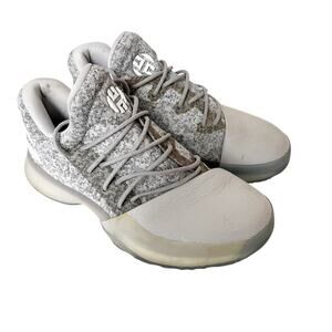 Adidas Harden Vol 1 Gray Basketball Sneakers Sz 3.5Y